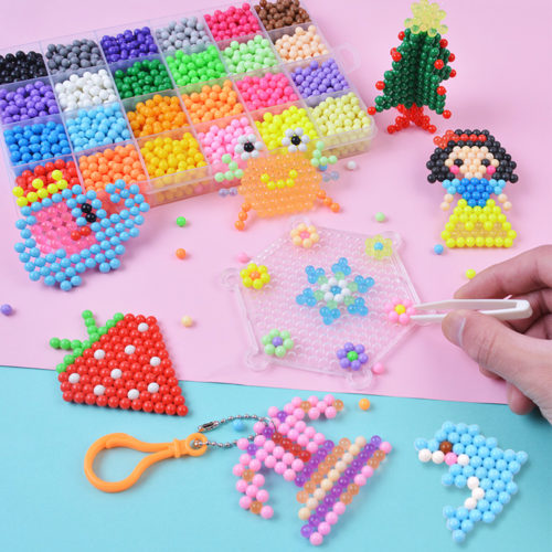 Perler Beads Puzzles, Sticky Loading Tool, Water Beadbond Toys